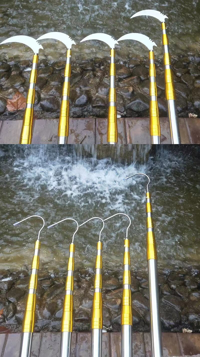 摘果神器多功能310米不锈钢伸缩杆高空摘果摘香椿槐花杆地插防鸟杆