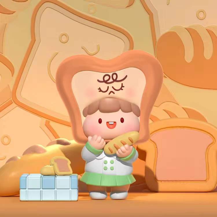 肉肉酱盲盒甜点小镇系列确认款潮玩创意动漫公仔节日礼物一套小隐藏