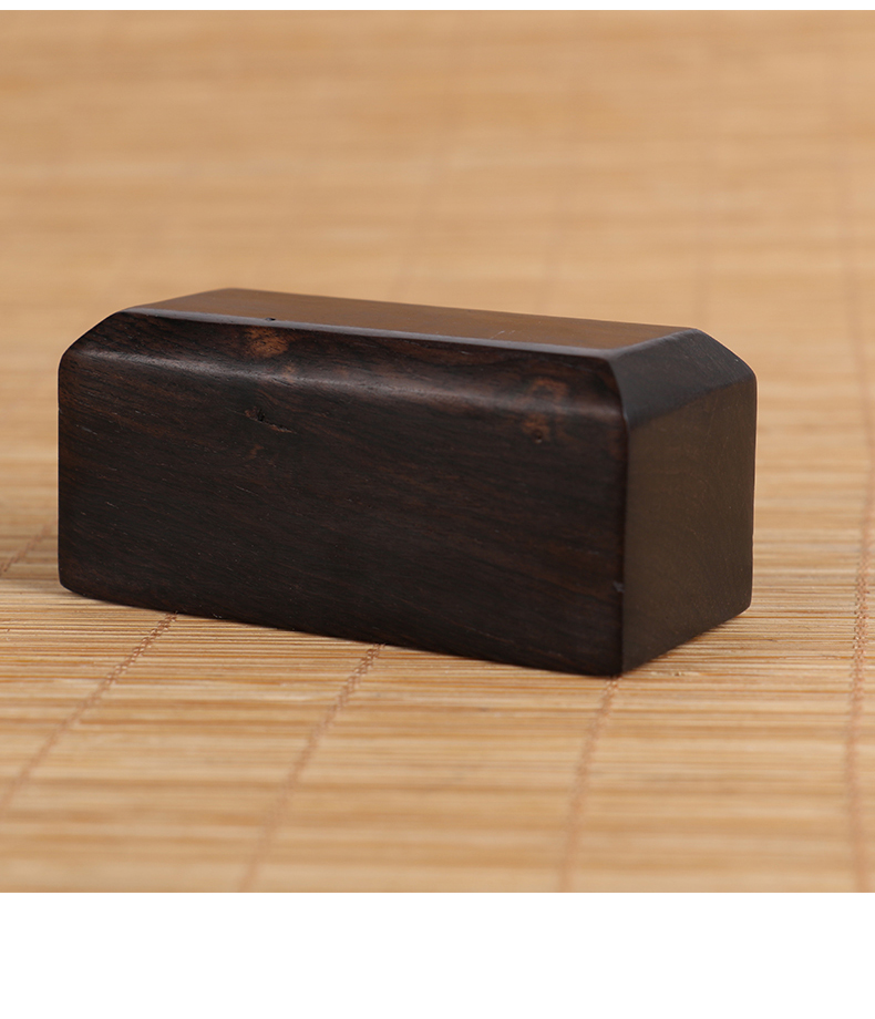 醒木惊堂木小叶檀花梨醒木穷摔紫檀相声评书大号小号醒木 木-中号