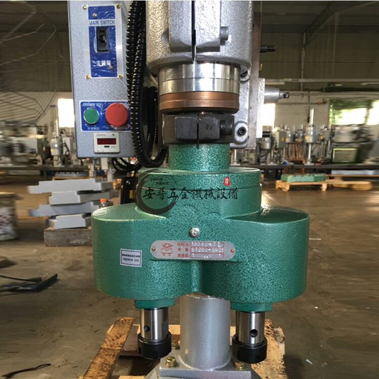 74气动钻床全自动打孔机多头钻床双头台钻多轴钻床动力头打孔 工作台