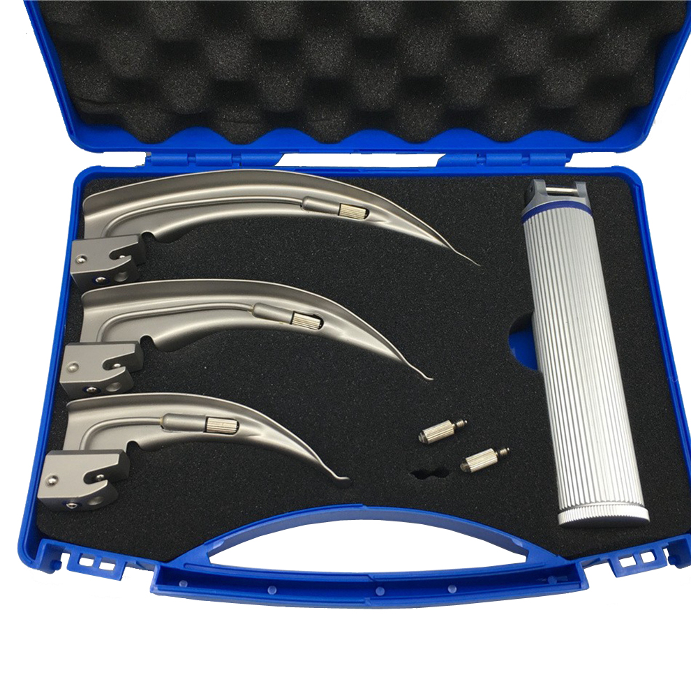 安视达咽喉镜喉镜不锈钢麻醉咽喉镜全钛钢喉镜气管插管抢救全麻成人款