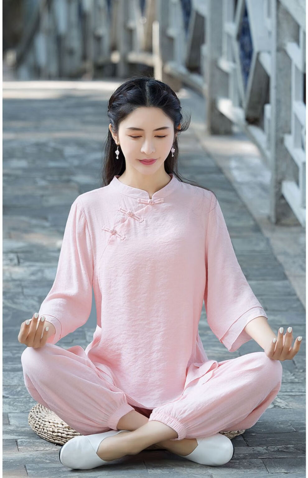 禅服佛系女佛系女装居士服女年轻中国风唐装禅意茶服春夏棉麻禅修服