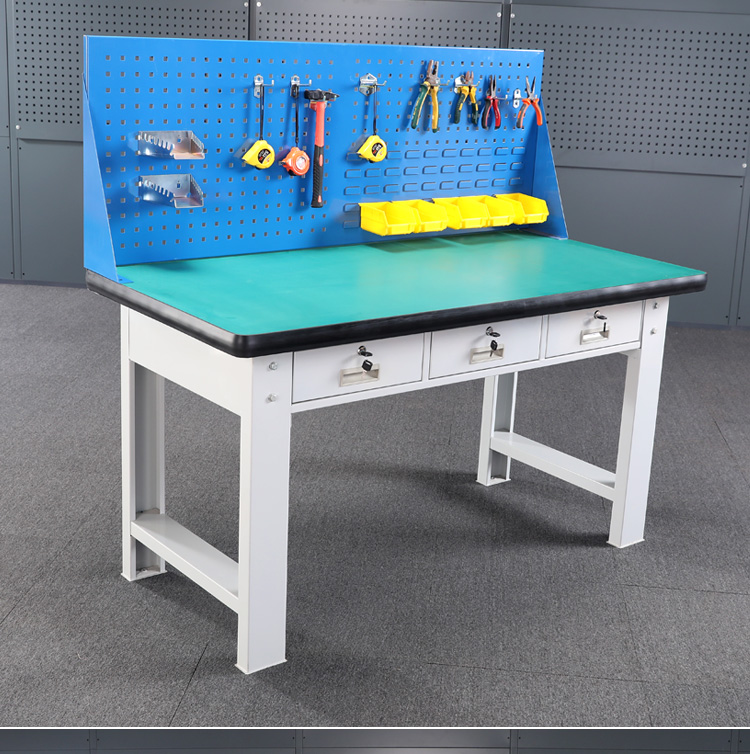 樽天重型防静电工作台不锈钢钳工电工实验模型车间操作检验桌