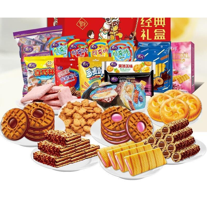 1143g真巧年货零食礼盒休闲食品送礼节日礼物企业福利真巧礼盒1143g