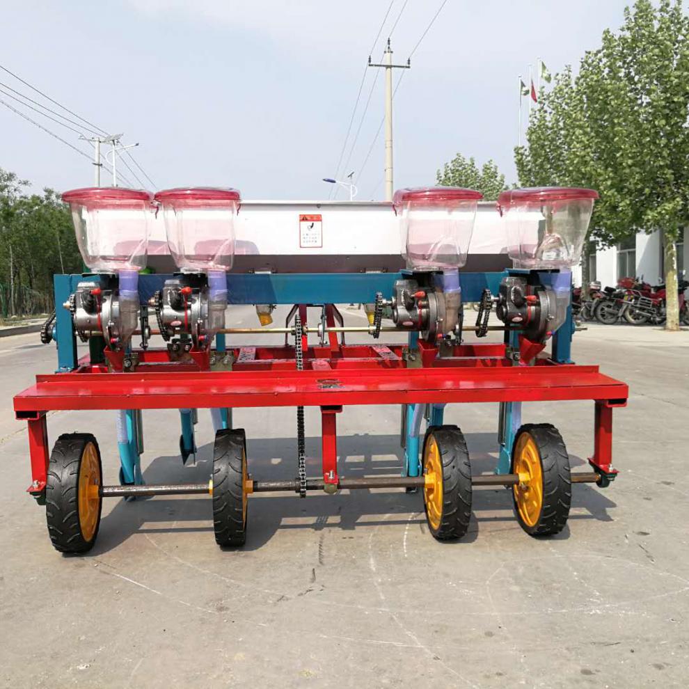 大豆播种机拖拉机带玉米大豆精播机免耕免间苗花生黄豆谷子播种机3行