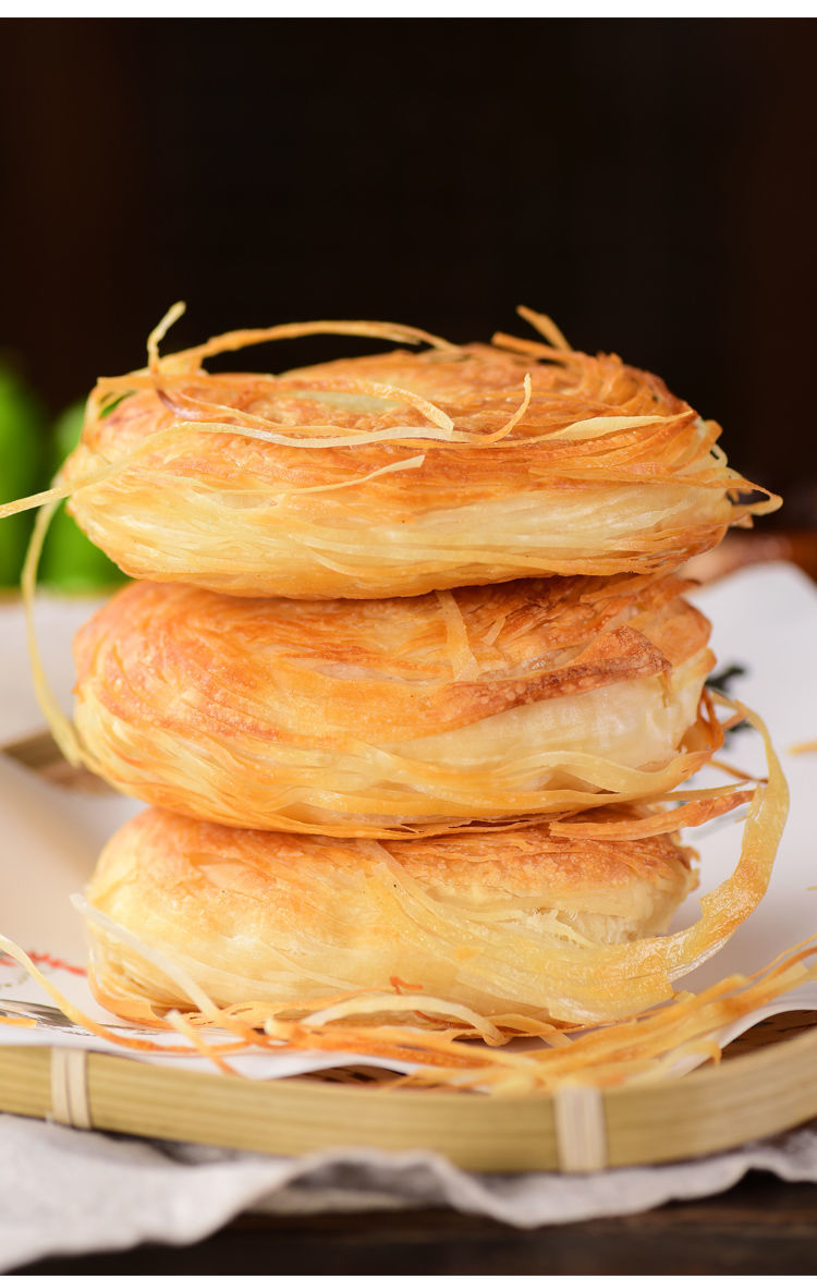 老潼关饼胚肉夹馍饼老潼关千层饼商用肉夹馍饼胚半成品家庭装速食110g