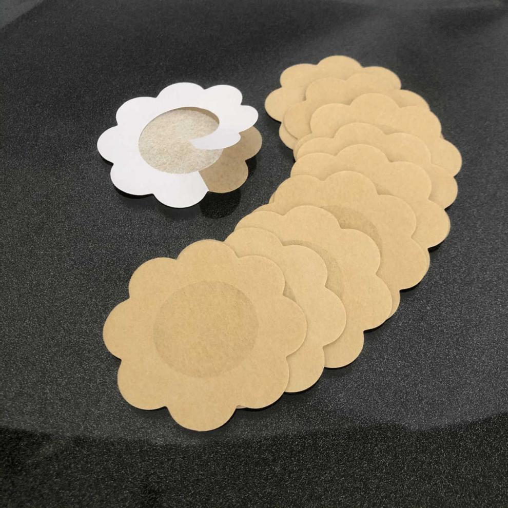 佳成胸贴一次性防凸点乳头贴乳晕贴透气防走光乳头贴隐形无痕布面乳贴