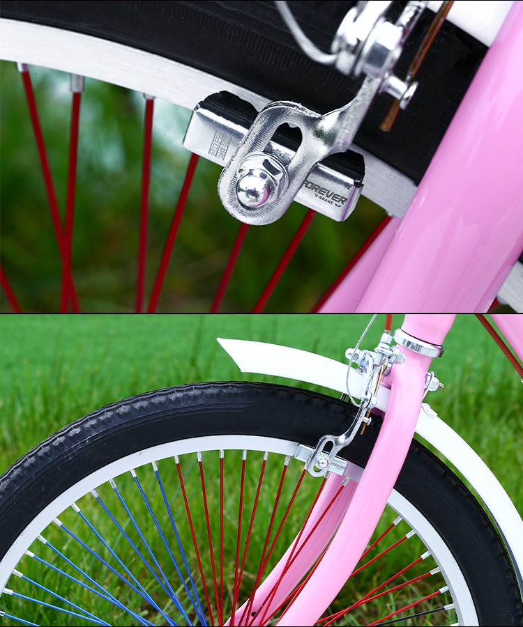 儿童车刹车块通用自行车零刹刹车配件 加厚耐磨自行车闸皮黑3对【图片