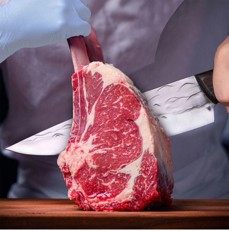 杀猪专用刀全套屠宰专用刀具厨师肉联厂宰杀猪牛羊分割刀锻打长刀