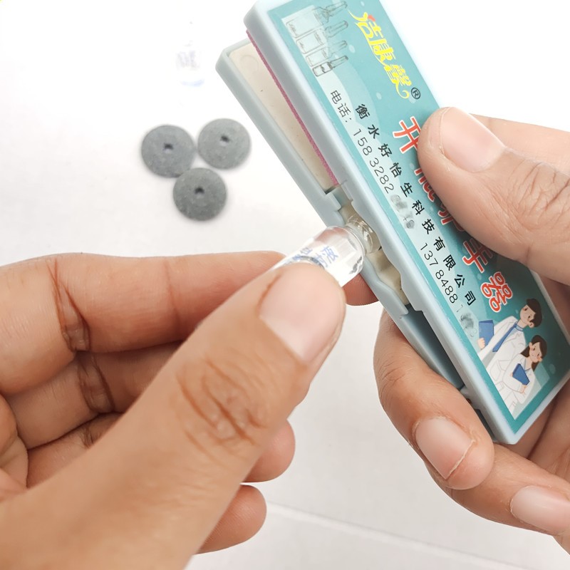 护士专用开瓶器工作神器综合割玻璃瓶砂轮安瓿瓶启瓶器掰安瓶神器 abs