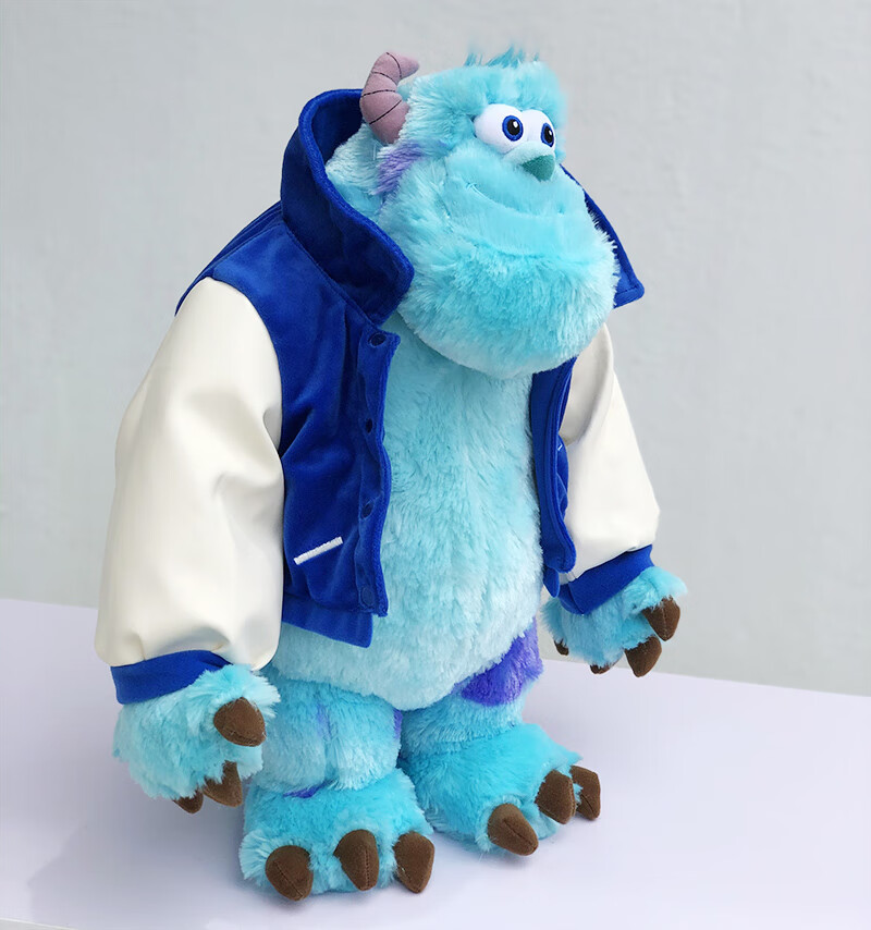 怪兽大学公仔蓝毛怪苏利文玩偶大眼仔毛绒玩具怪物电力公司丑萌 48cm