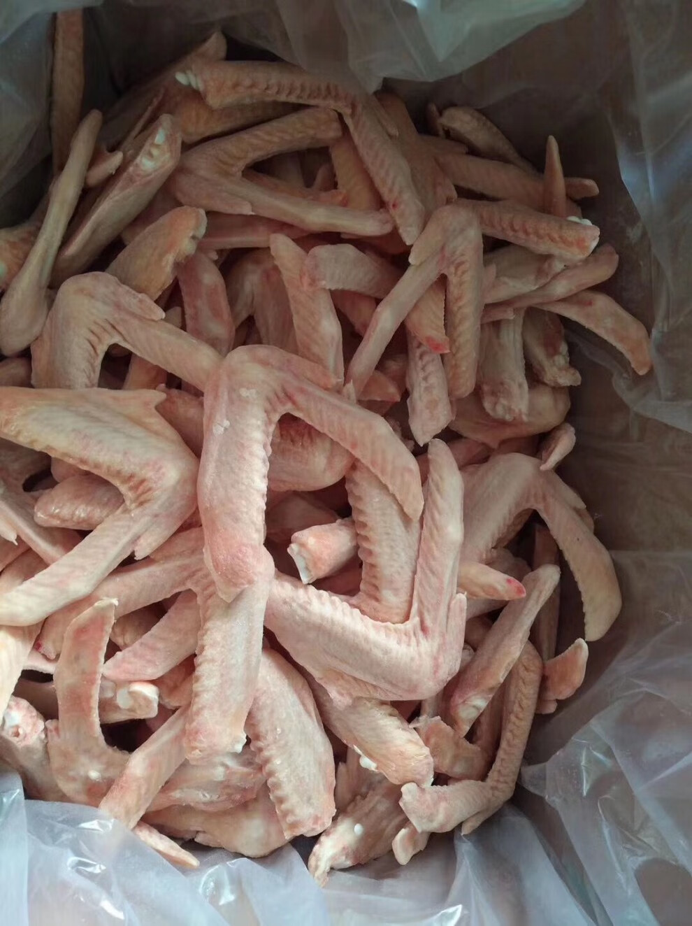新鲜冷冻鸭二节翅生鸭翅鸭翅膀卤制食材20斤箱200个左右江苏安徽浙江