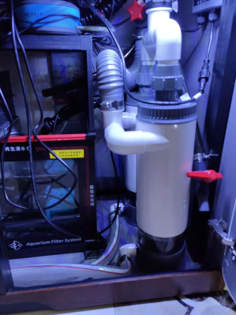 鱼缸外置过滤桶沉淀桶鱼马桶免换水过滤器粪便收集分离器免清洗 ql