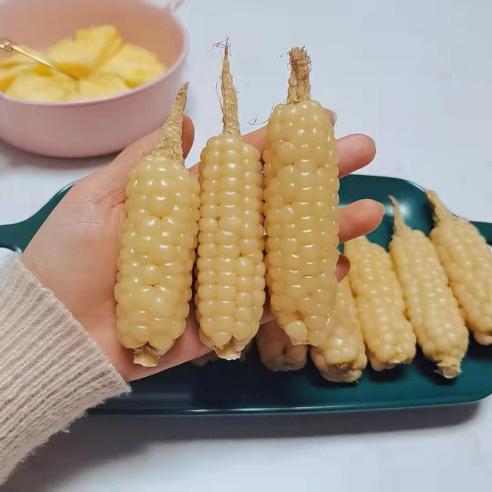 云南西双版纳拇指小玉米新鲜现摘白糯玉米手指儿童玉米宝宝膳食2000g