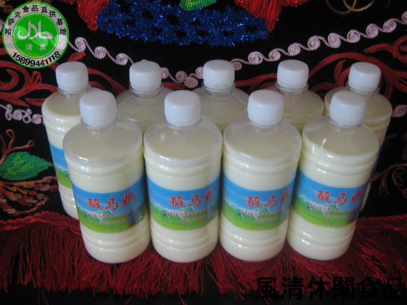 4斤纯马奶新疆哈萨克民族马奶酸马奶牧民自制营养丰富顺丰 1g【图片