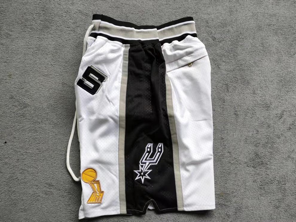 diaosai圣安东尼奥马刺队邓肯同款刺绣复古口袋版球裤美式高街大码