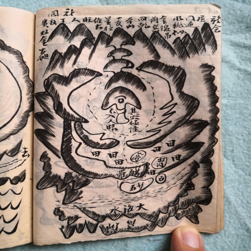 七十幅寻龙图 寻龙点穴 千金赋 分房断法 地理风水书 风水书 七十幅