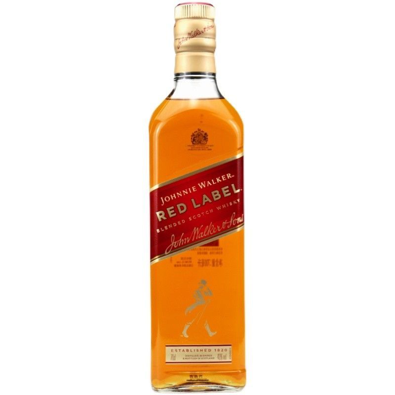 苏格兰威士忌700ml红牌苏格兰红方威士忌johnniewalker红方700ml带盒