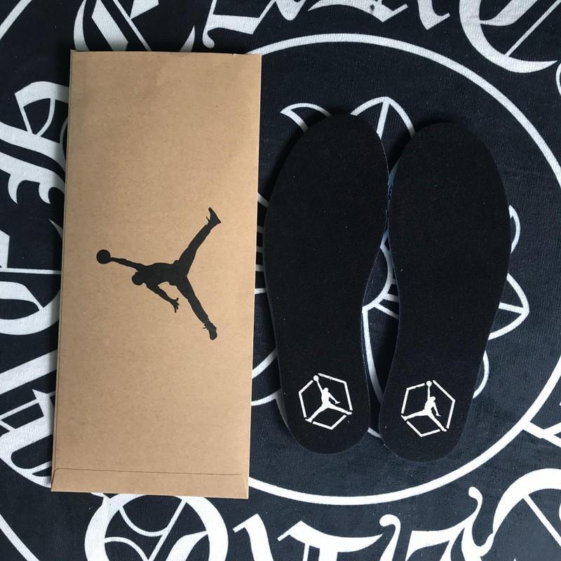 aj1鞋垫适配 3 4 6 13 34鞋垫原装空军一号北卡蓝激光蓝鞋垫 倒钩黑色