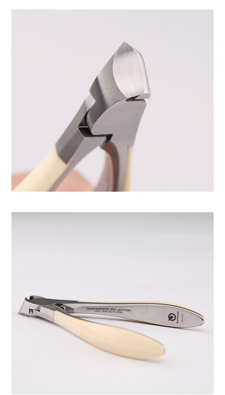 suwada日本进口不锈钢指甲刀米卡塔握柄指甲钳高端美甲沙龙专用指甲