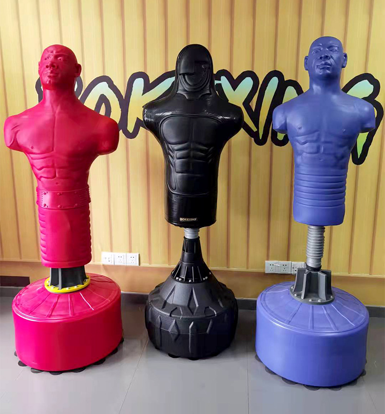 2022新款九日山同款搏克形人形拳击沙袋立式家用散打不倒翁沙包跆拳道