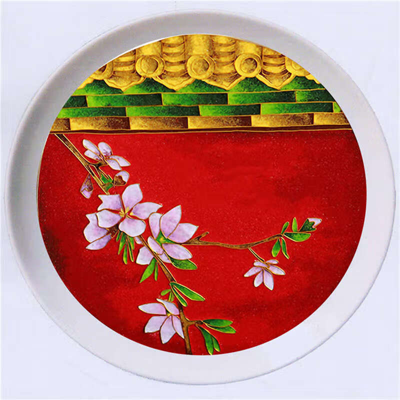 抖音同款掐丝珐琅景泰蓝工艺画金丝沙画diy手工制作培训亲子手工体验