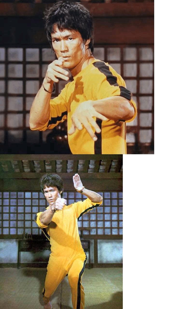 新款李小龙黄色连体服装角色打扮表演舞台死亡游戏衣服儿童成人装黄色