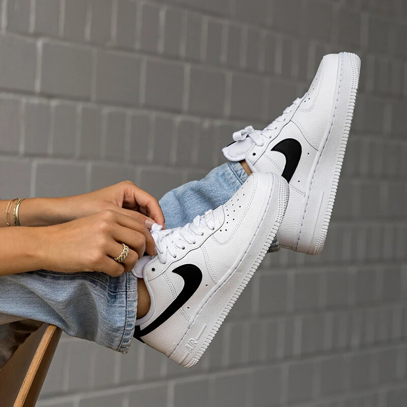 纯原air for 1 af1空军一号小权志龙低帮板鞋白ct2302-100 闪电仓 (ct