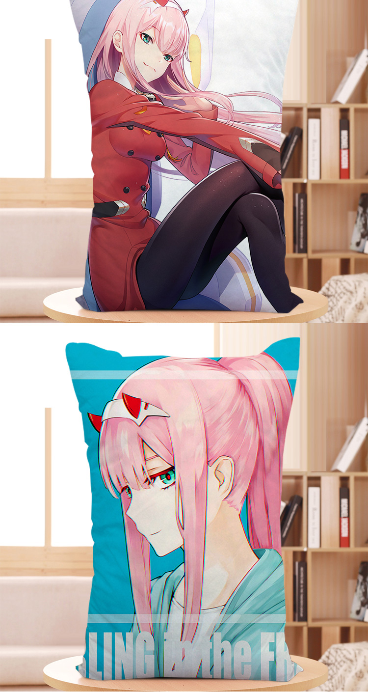国家队02等身抱枕darling in the franxx 02国家队动漫周边抱枕半身