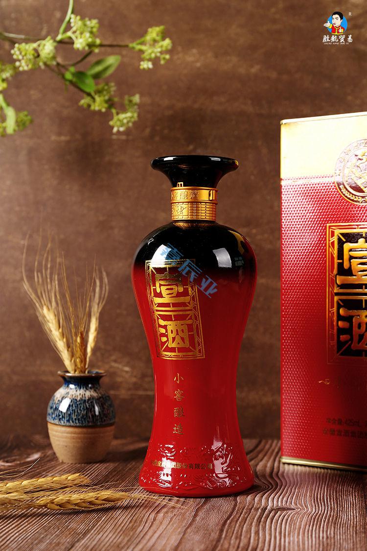 宣酒 浓香型白酒小窖酿造 40度 425ml*4瓶礼盒装整箱装 宣酒6年40度4