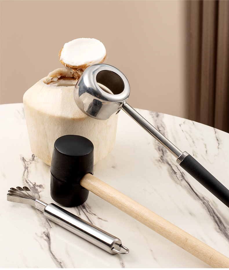 开椰器开椰子器神器开椰子神器开椰器开椰神器椰子开壳器椰子刀壳工具