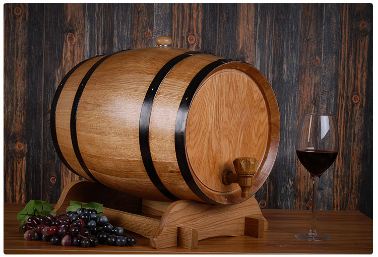 橡木桶空桶无胆烘烤橡木桶酒桶20l30l50l升空桶自酿红酒葡萄酒实木