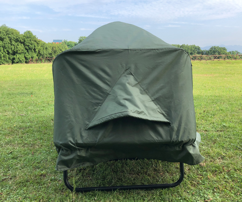 帐篷免搭建速开 户外行军床 3-4多人野外露营折叠加厚防暴雨 双人军