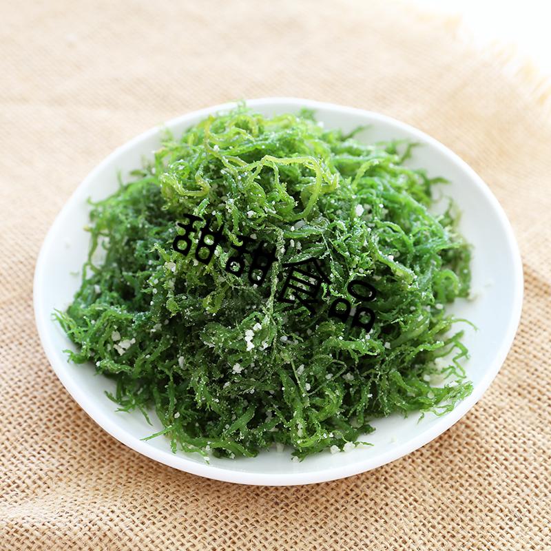 盐渍龙须菜海菜绿藻海石花海藻丝海发菜海草凉拌菜火锅食材500g