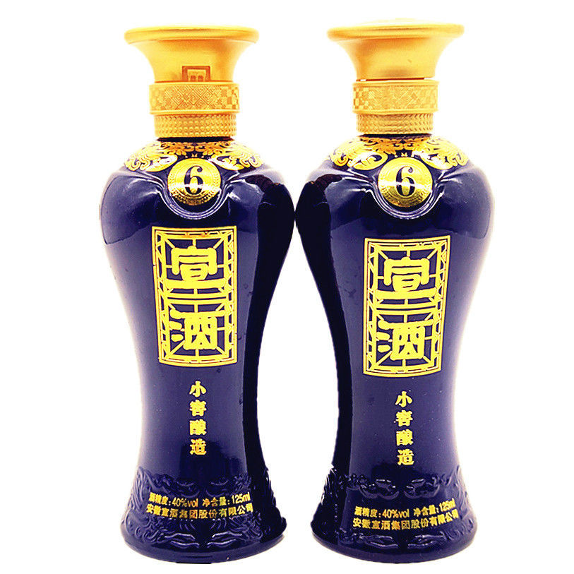 5折 宣酒6年六年40度125ml小酒安徽浓香纯粮食白酒小窖酿造 宣酒6年