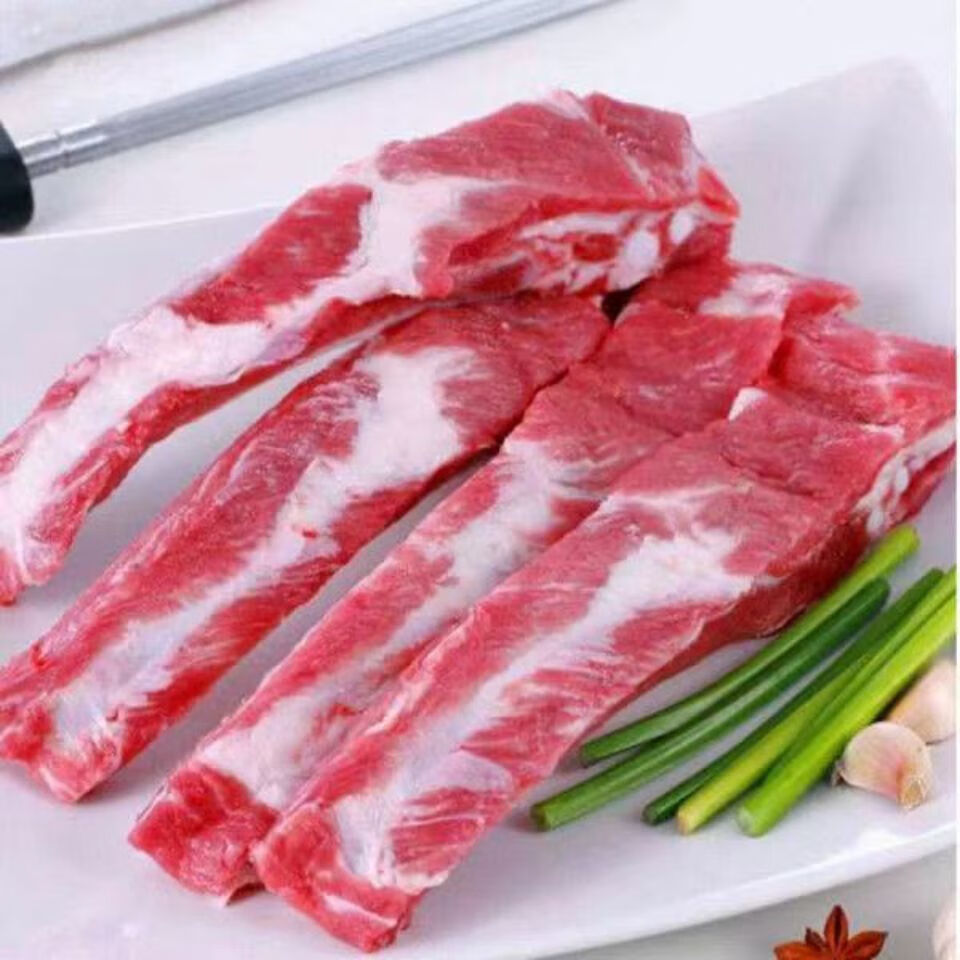 排骨肉肋排小排猪排骨新鲜生猪排骨猪小排新鲜排骨四斤装不带脊骨店长