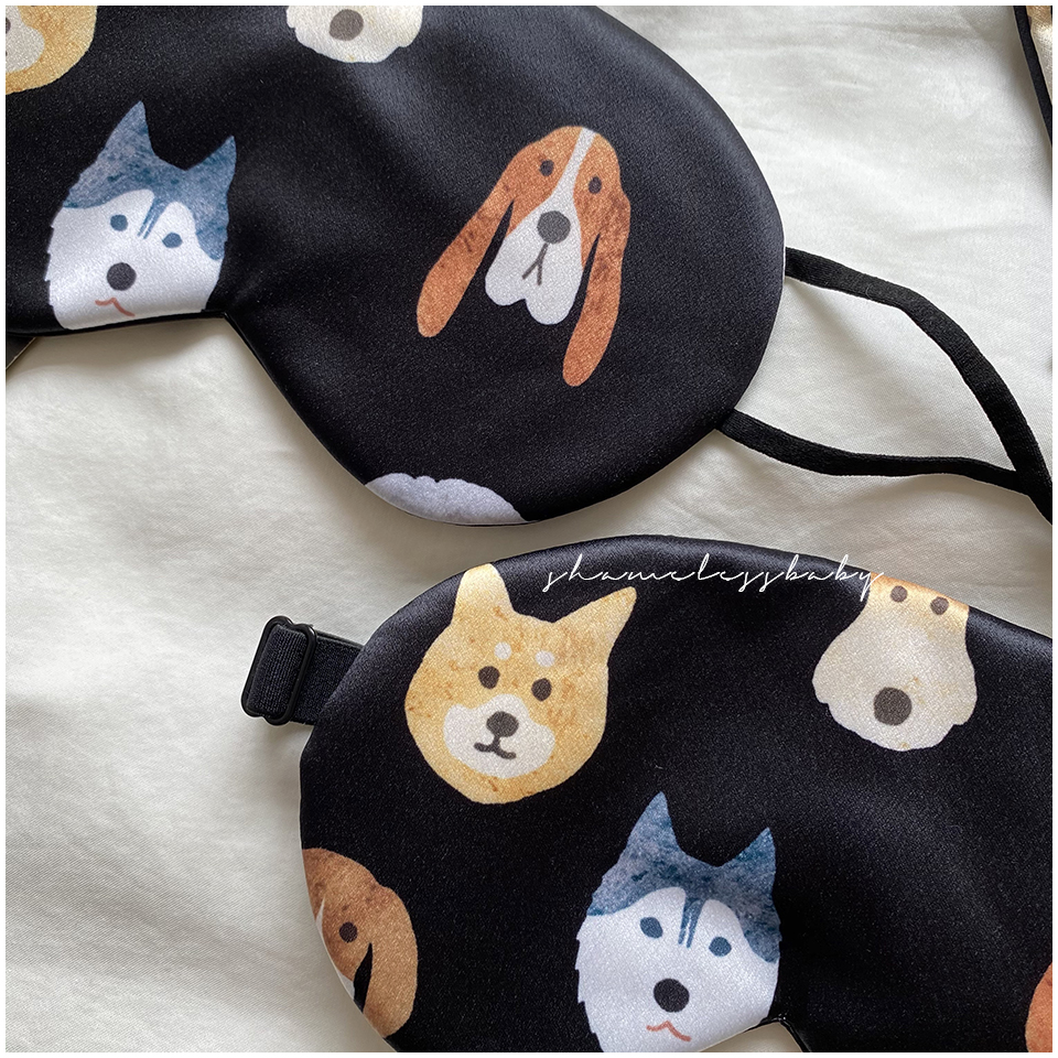 眼罩单眼独眼龙眼罩卡通眼罩shamelessbaby设计款童趣眼罩套装真丝