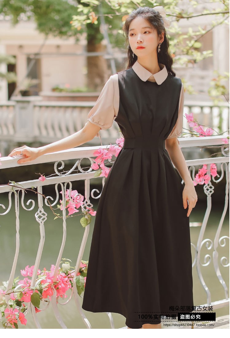 流贝 幼儿教师面试夏天服装证资格穿搭服装春夏季正式场合连衣裙子