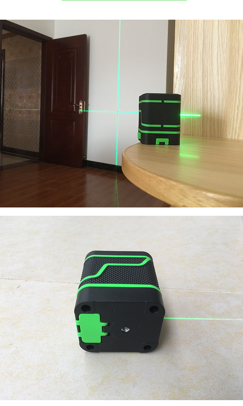 京选好货小型迷你红外线水平仪激光水平仪绿光2线迷你平水仪十字线高