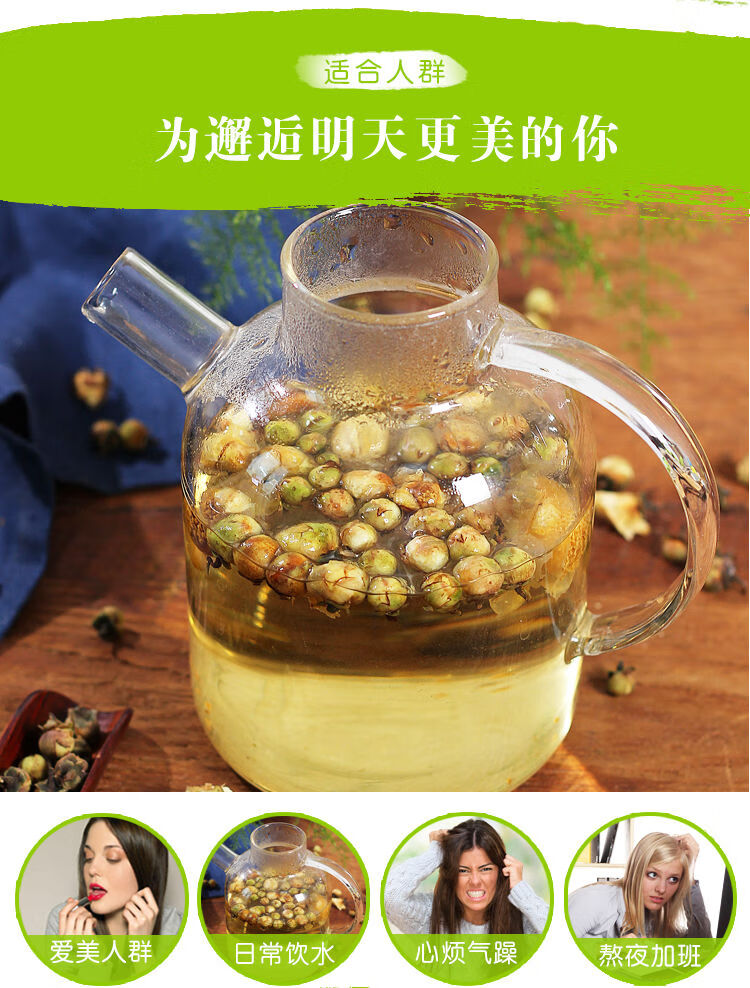 西藏雪莲花茶天然无硫雪莲花蕾茶山荷莲花茶无火茶瓶装苏伯雪莲花60g2
