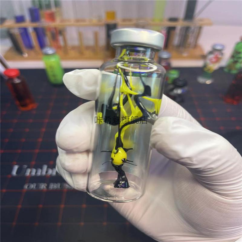 生化危机病毒模型2022新款生化危机游戏病毒毒株标本手工模型玩具透明