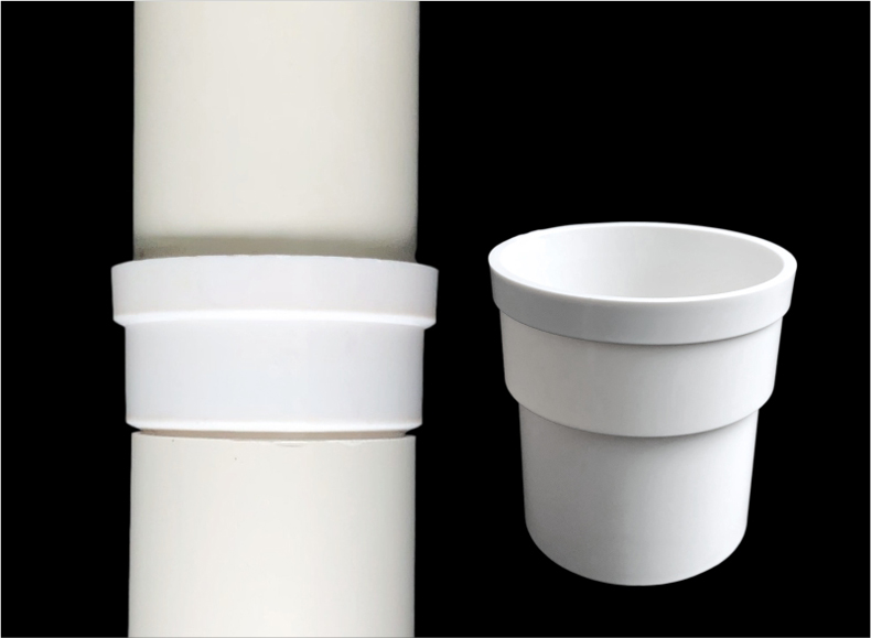 pvc下缩口直接50 75 110 160mm直径异形配件排水管件内插外直插 50缩