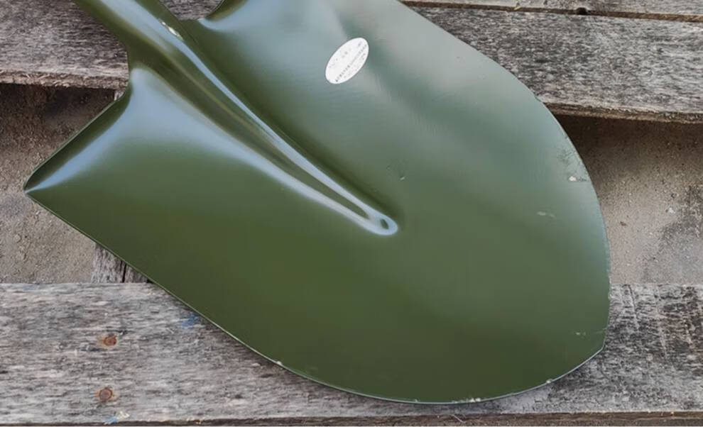 大号战备铁锹头钢锹头农用园艺种菜种花铲子尖头铁铲 6411大军锹头 1