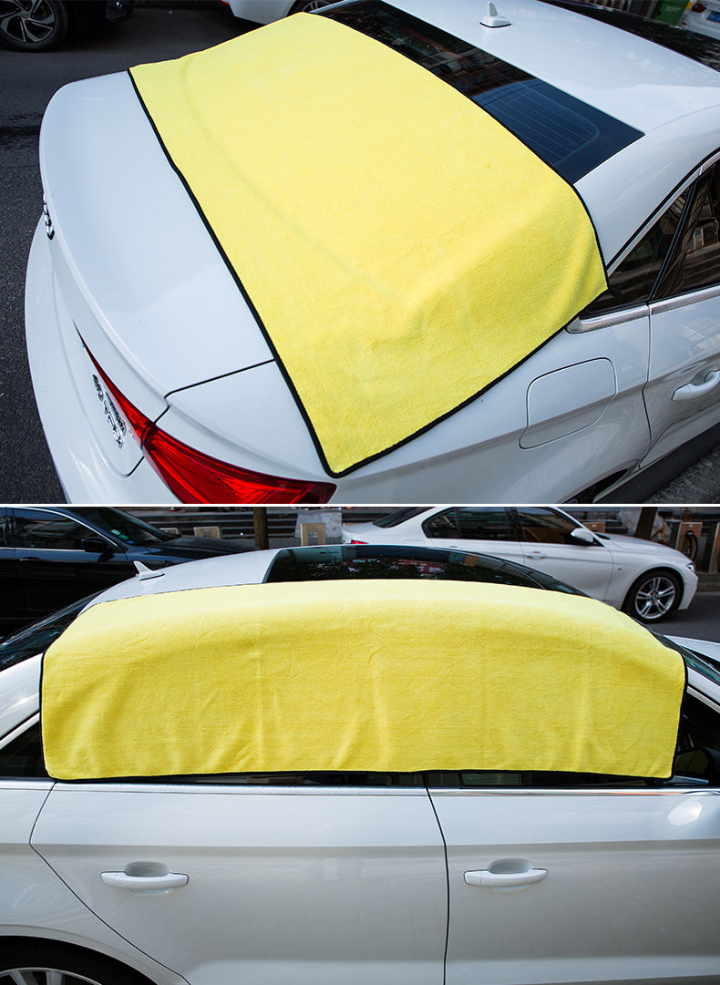 擦车巾加厚不掉毛洗车毛巾吸水大号家车清洁巾洗车店专用抹布1条装