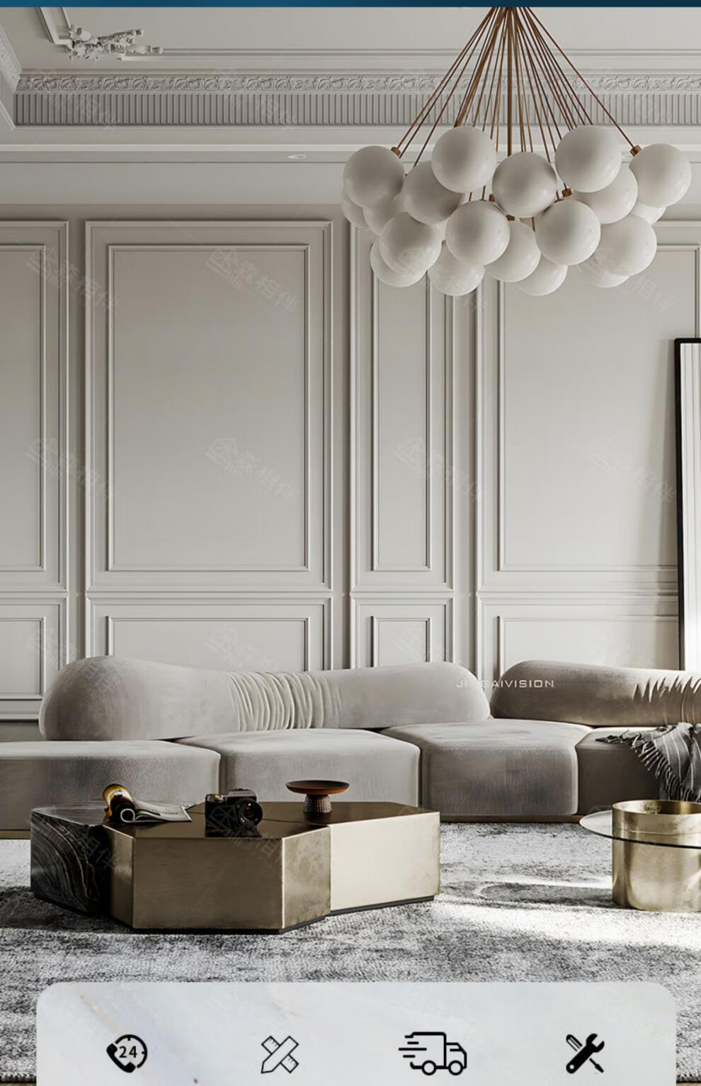 石膏线装饰条pu线条法式电视背景墙边框装饰条造型线欧式天花吊顶角花