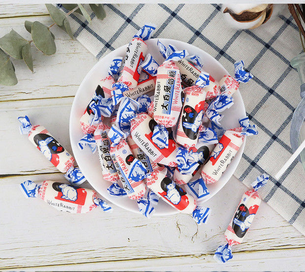 大白兔奶糖 糖果 大白兔奶糖原味114g227g休闲玉米红豆酸奶零食结婚