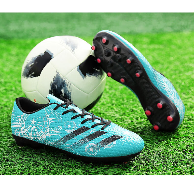 高品质高质量足球鞋平底碎钉室内训练鞋草地男女儿童足球鞋包运费险