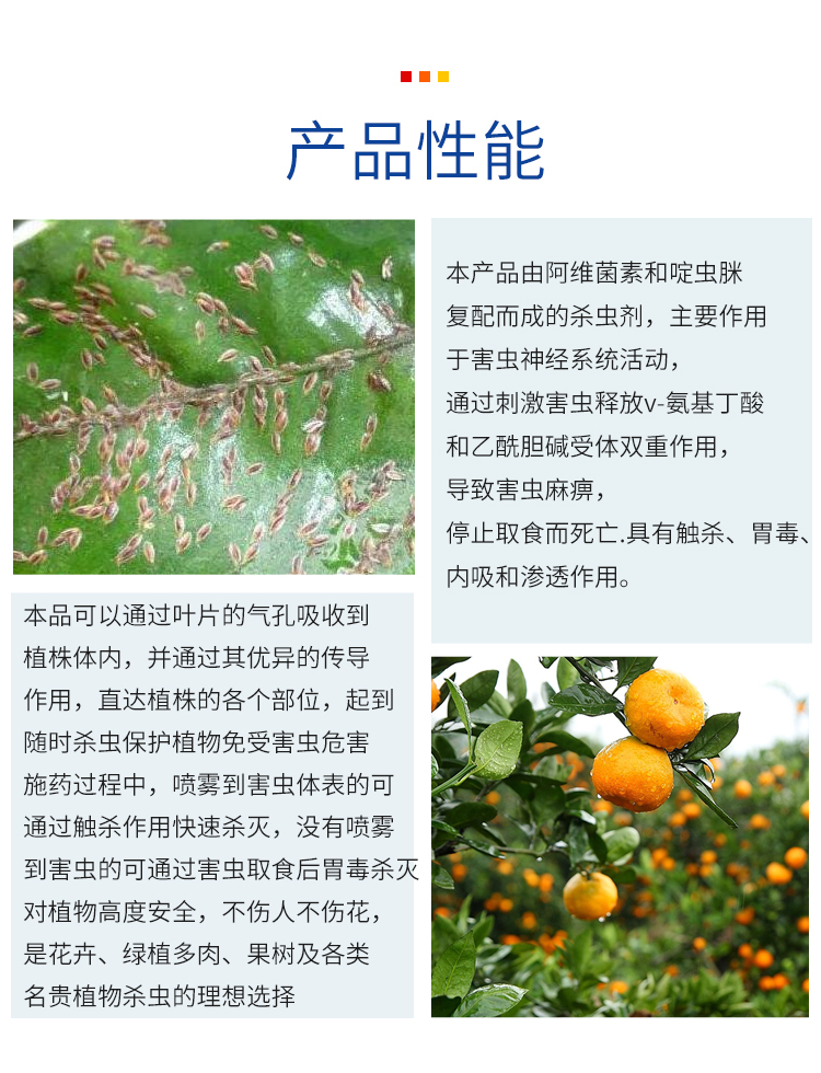 阿维啶虫脒蚜虫蚧壳虫专用药蚧必治月季花卉多肉柑橘果树杀虫剂30g