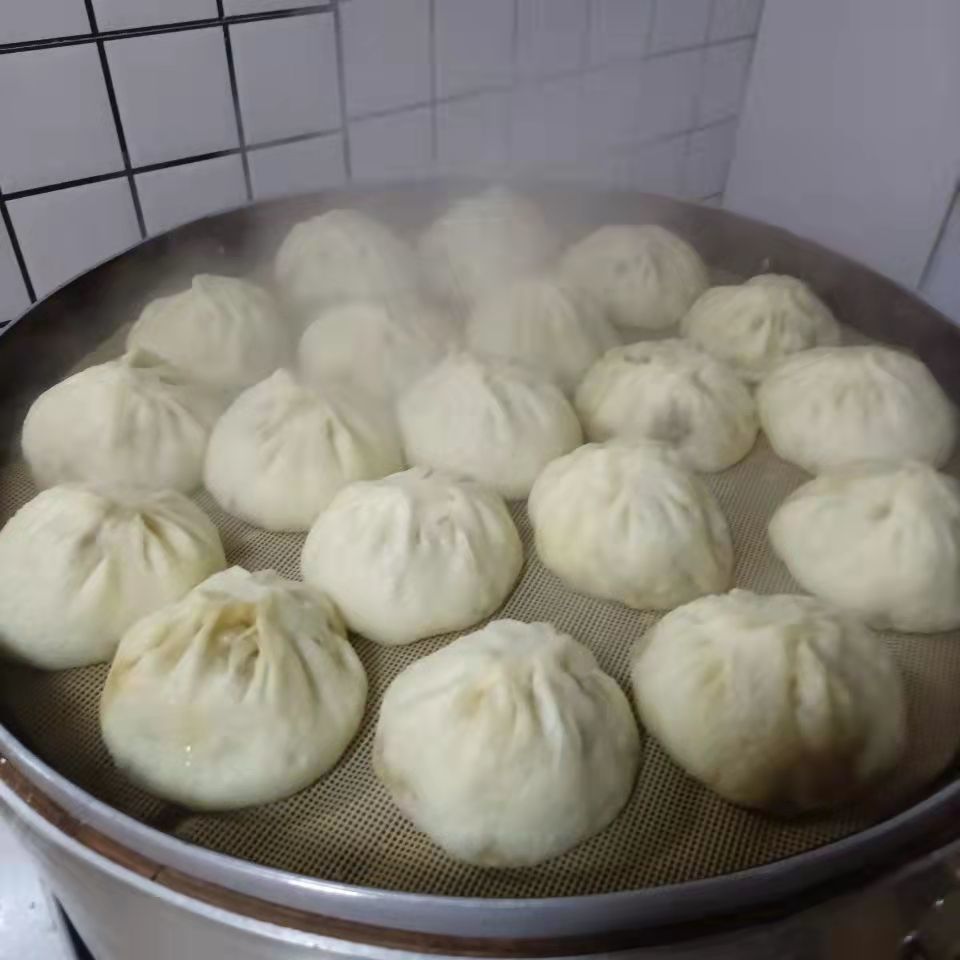 美食坊河南家乡手工大包子特产速冻包子三丁包大肉包营养早餐香菇豆芽