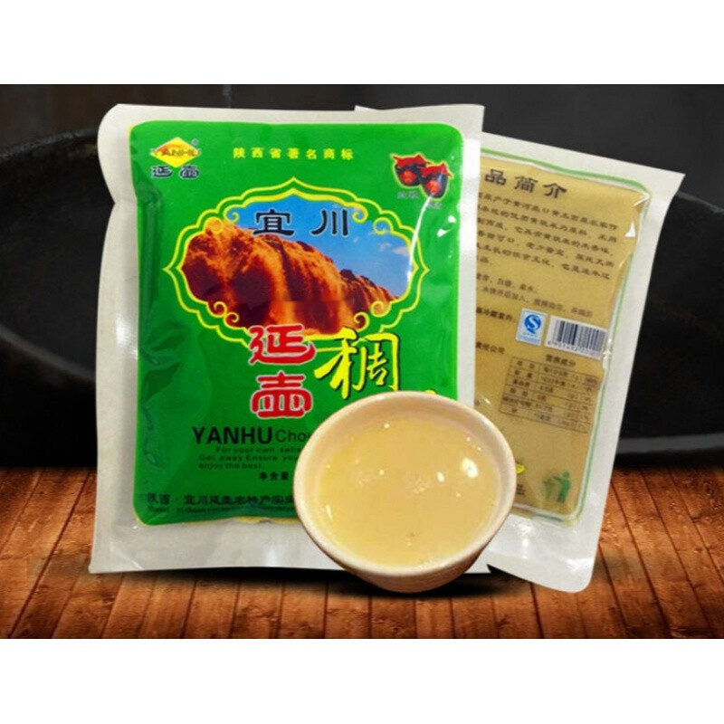 宜壶稠酒延壶稠酒400g陕西特产米酒延安宜川稠酒软糜子黄酒米酒6袋